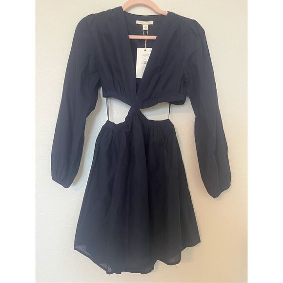 Chelsea & Violet Cut Out Dress Navy NEW - Picture 3 of 8